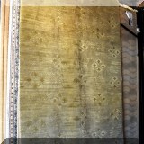 R82. Kamal Industries hadncrafted Tibetan rug. 6' x 8'9&rdquo